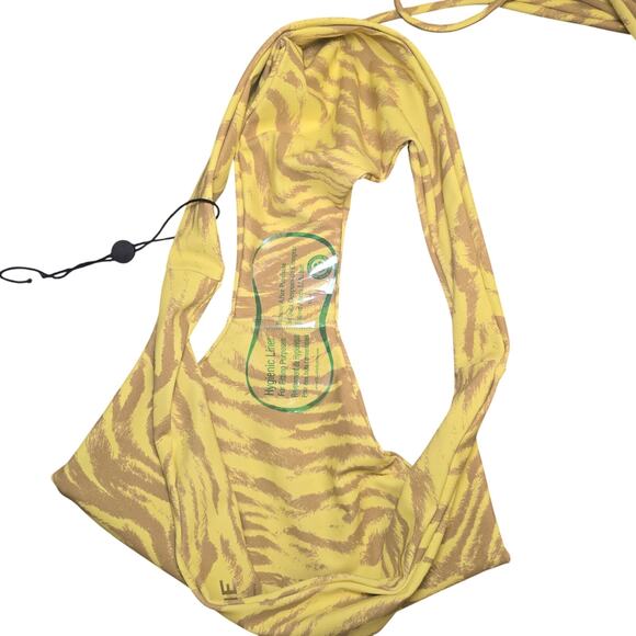 NWT Skatie Yellow Zebra Print Bikini - Picture 8 of 8